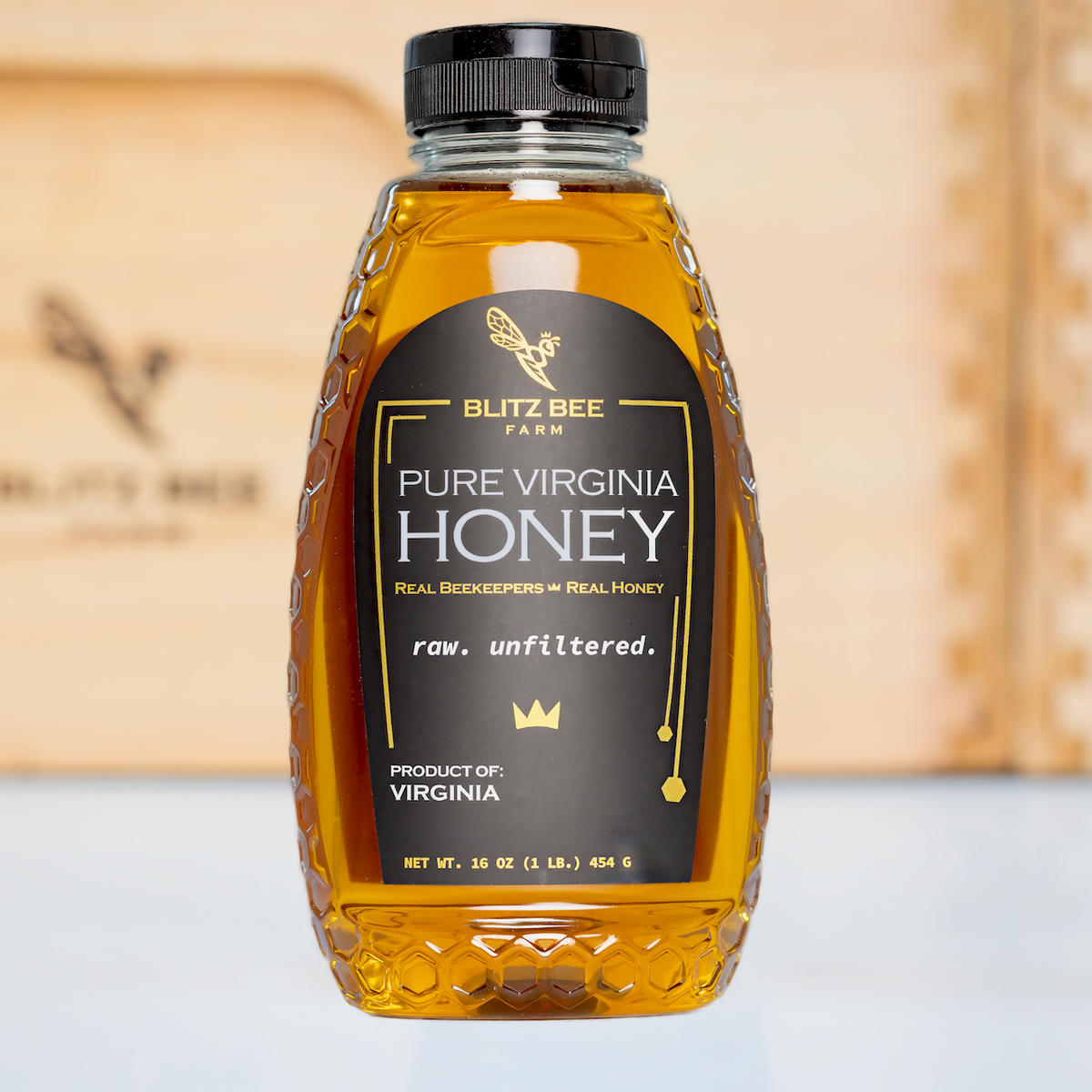 1 lb Pure Virginia Honey – Blitz Bee Farm 1 lb Pure Virginia Honey – Blitz Bee Farm